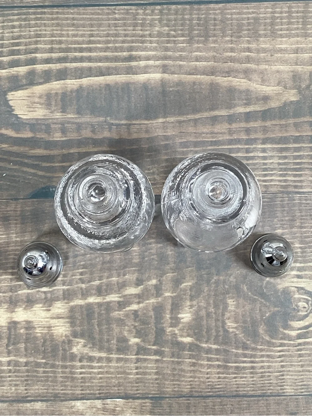 Vintage Imperial Glass Candlewick Salt & Pepper Shakers